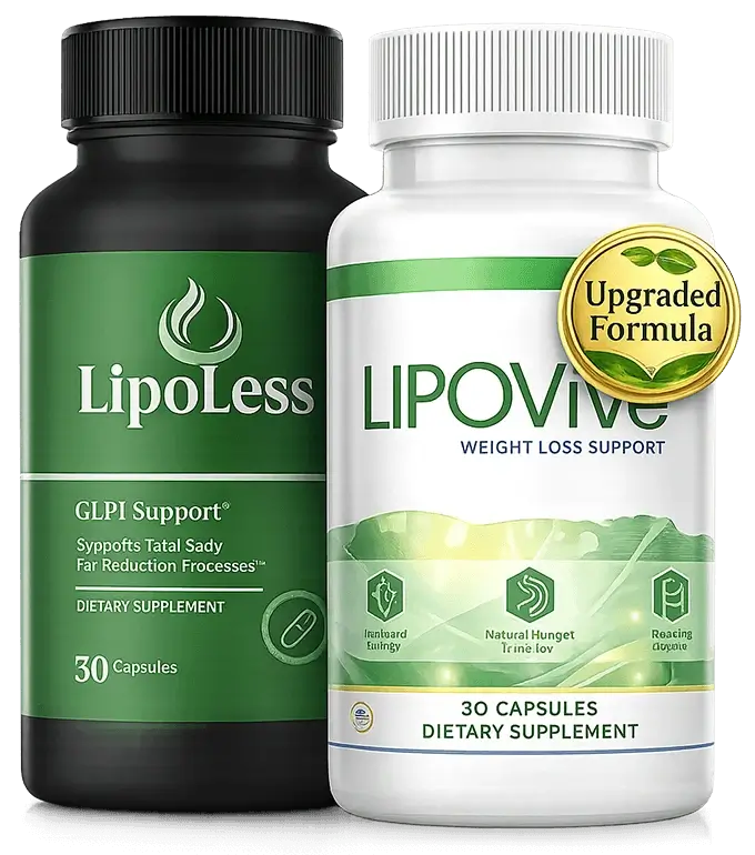 LipoLess and Lipovive bottle